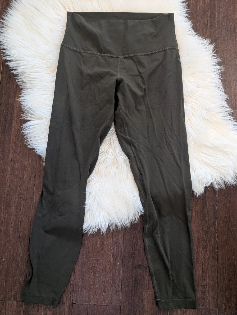 Lululemon Women's Align Pant 25” LW5DEPS High-Waist Olive Green Leggings 8